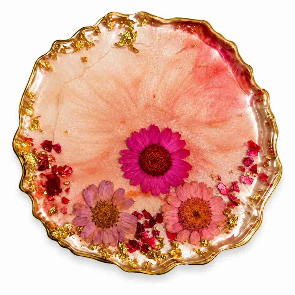 Resin Luxury Tea Coaster (6 Pcs)