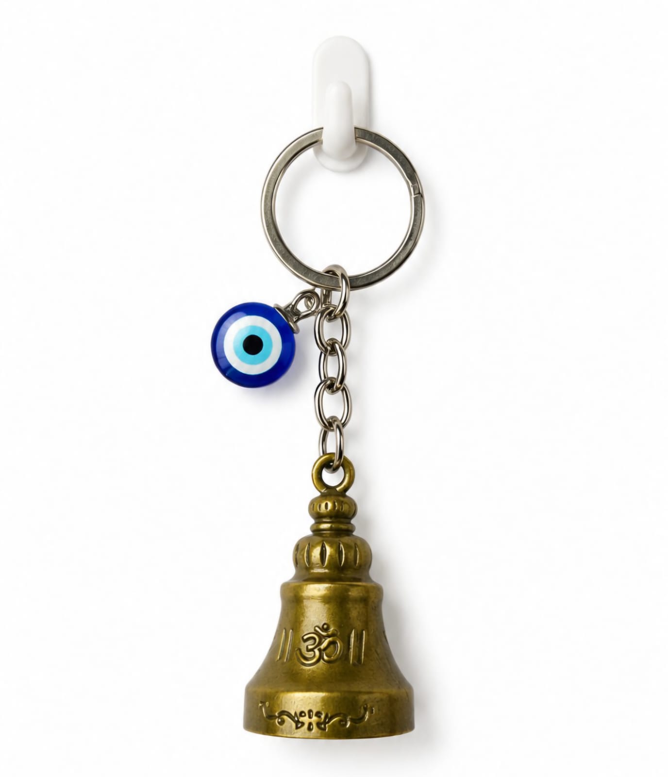Lucky Bell Evil-Eye Charm Keychain ????