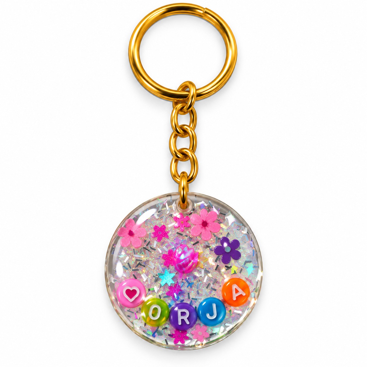 Resin Luxury Keychain