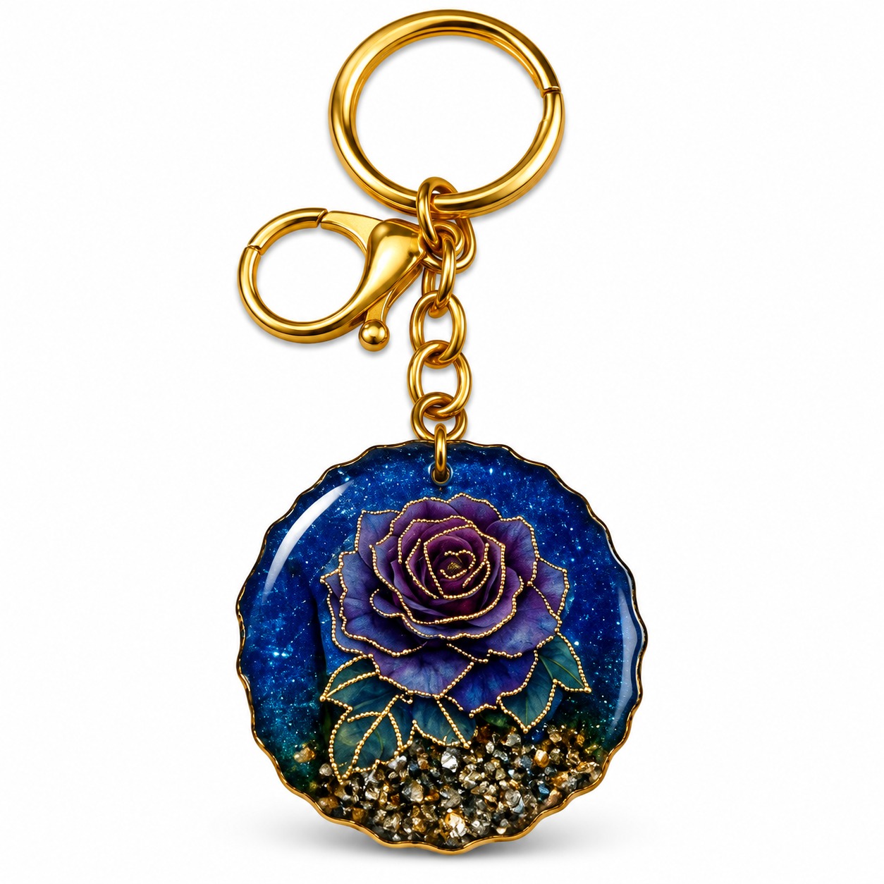 Resin Luxury Keychain