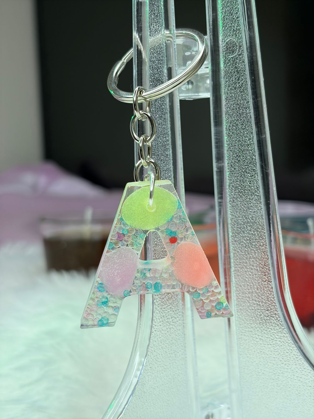 Resin Luxury Keychain