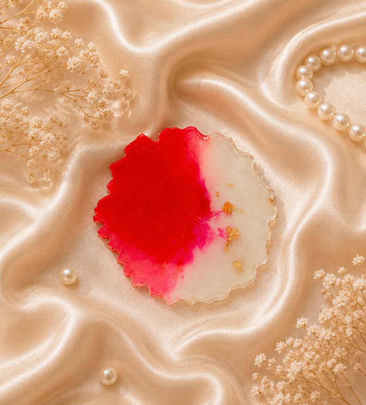 Resin Luxury Tea Coaster (6 Pcs)