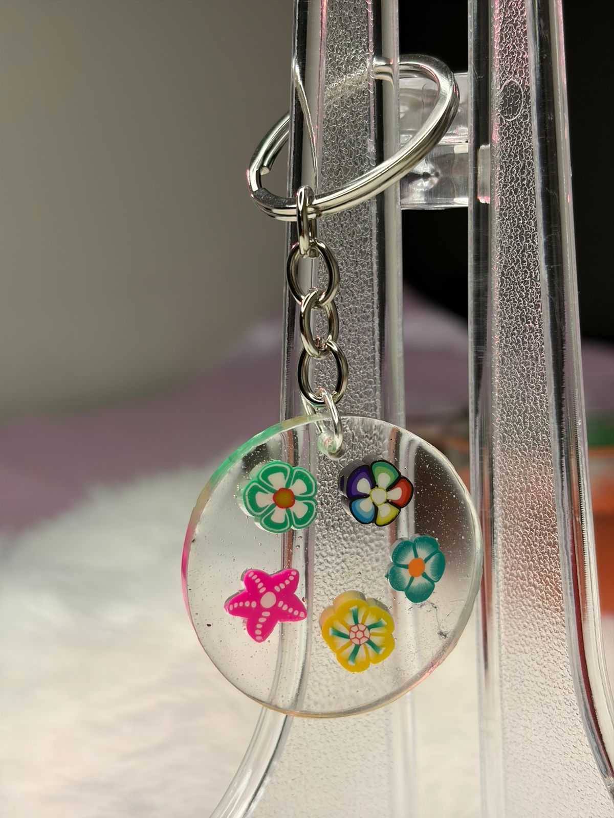 Resin Luxury Keychain