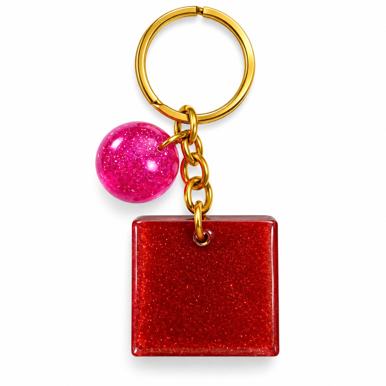 Resin Luxury Keychain