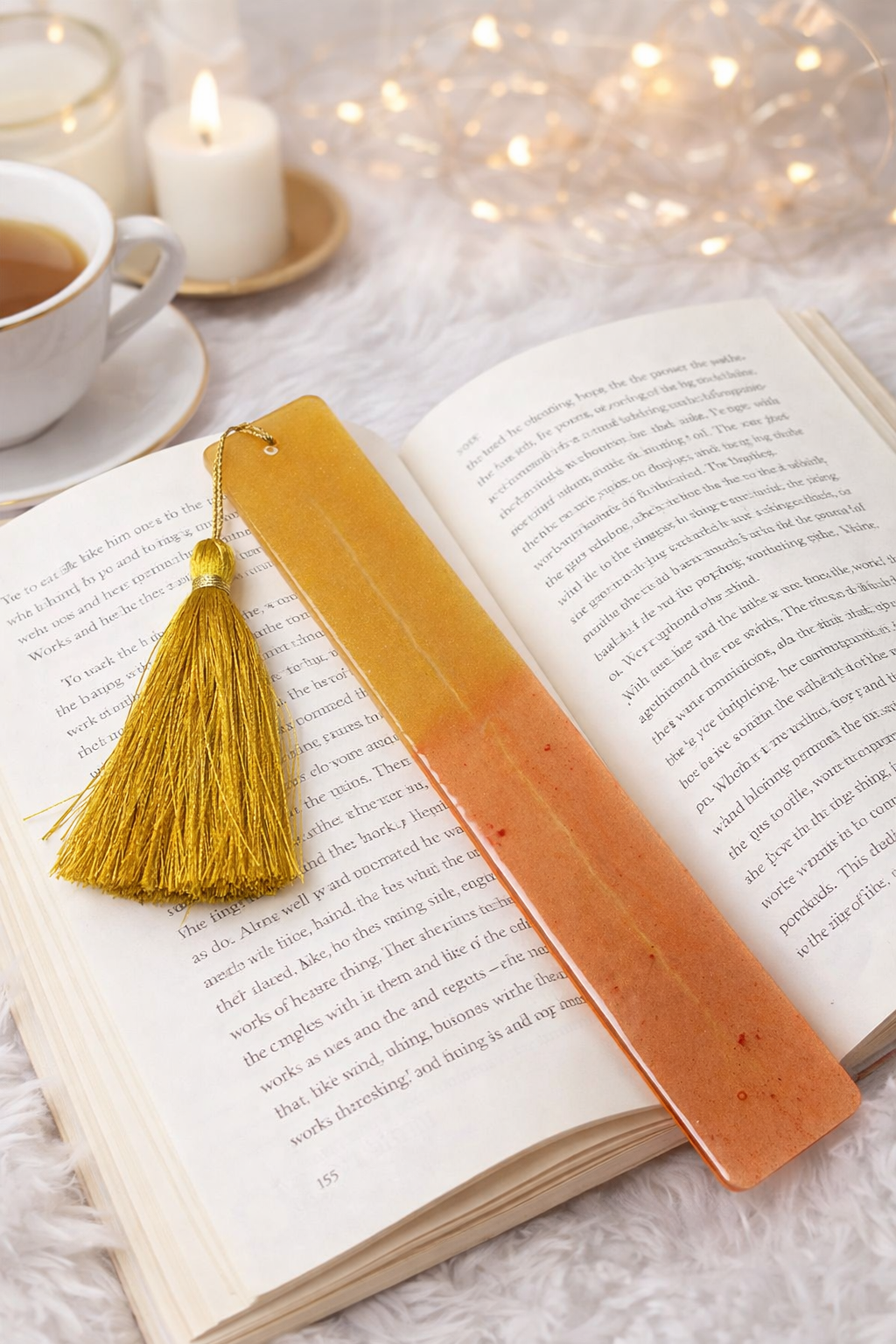 Luxury Handcrafted Resin Bookmark