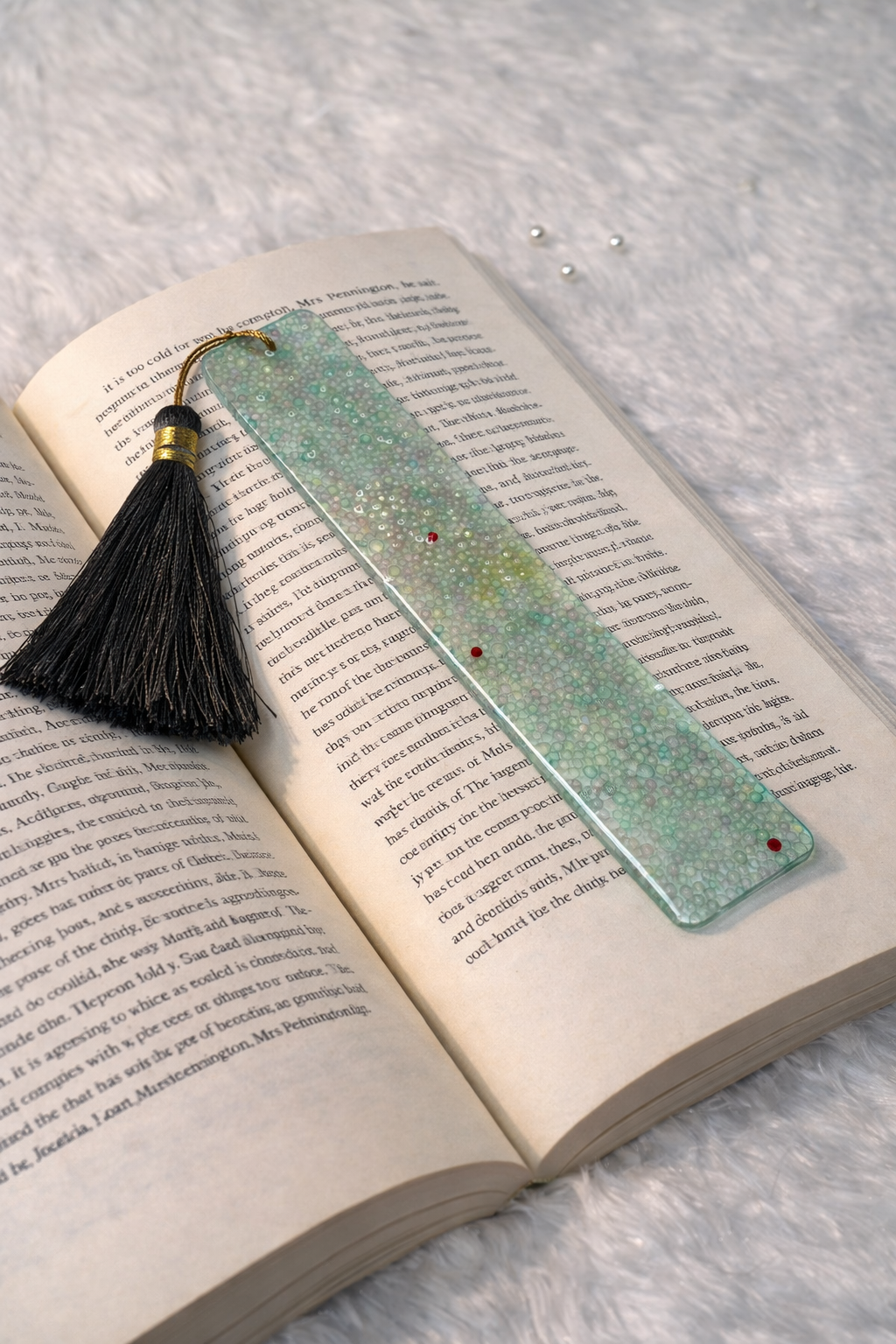 Luxury Handcrafted Resin Bookmark