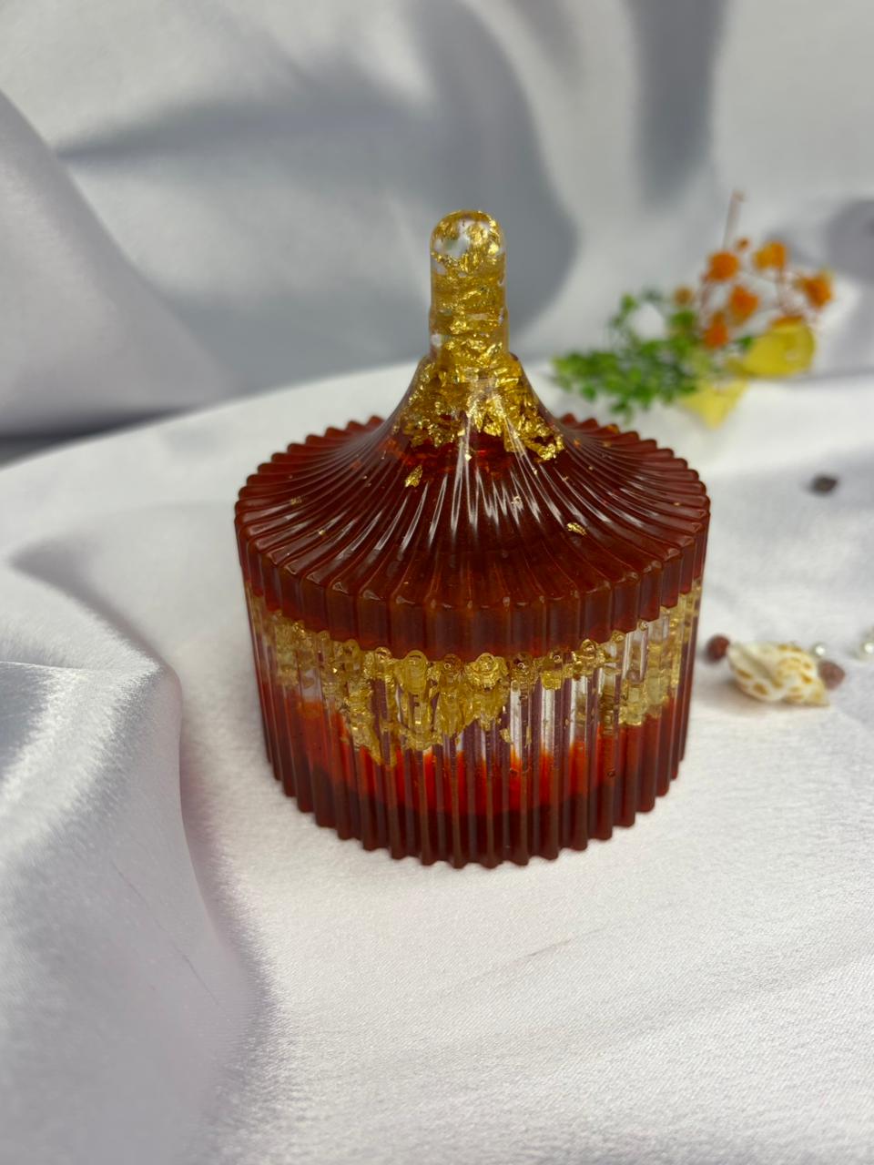 HANDCRAFTED RESIN VANTY JAR