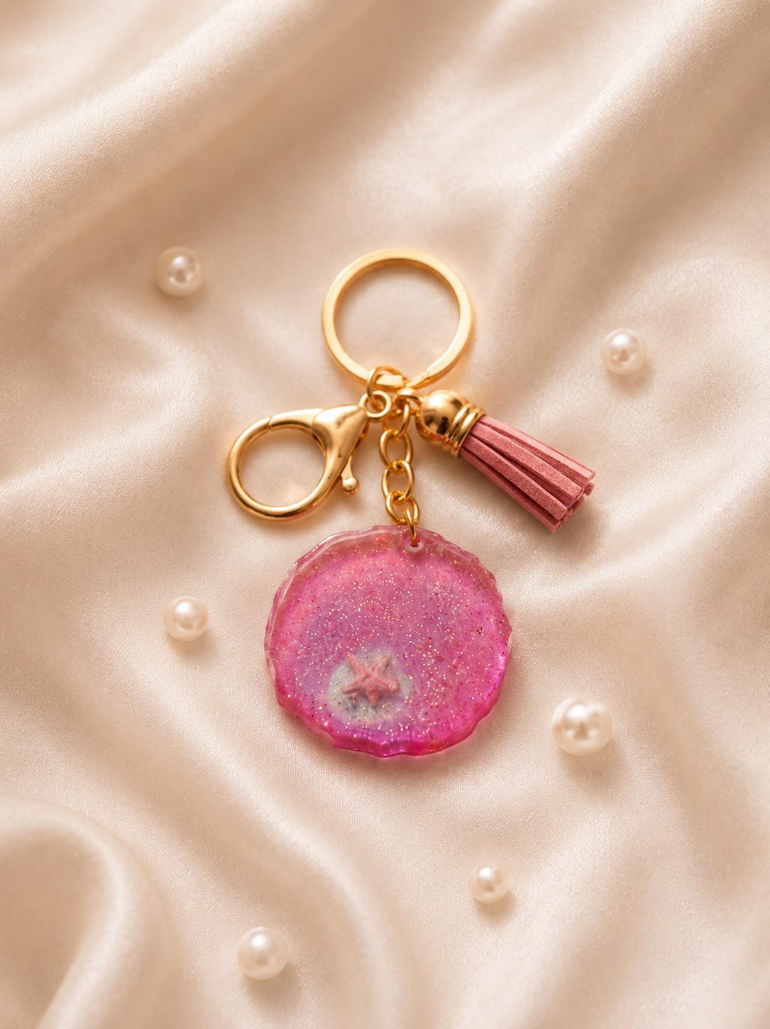 Resin Luxury Keychain