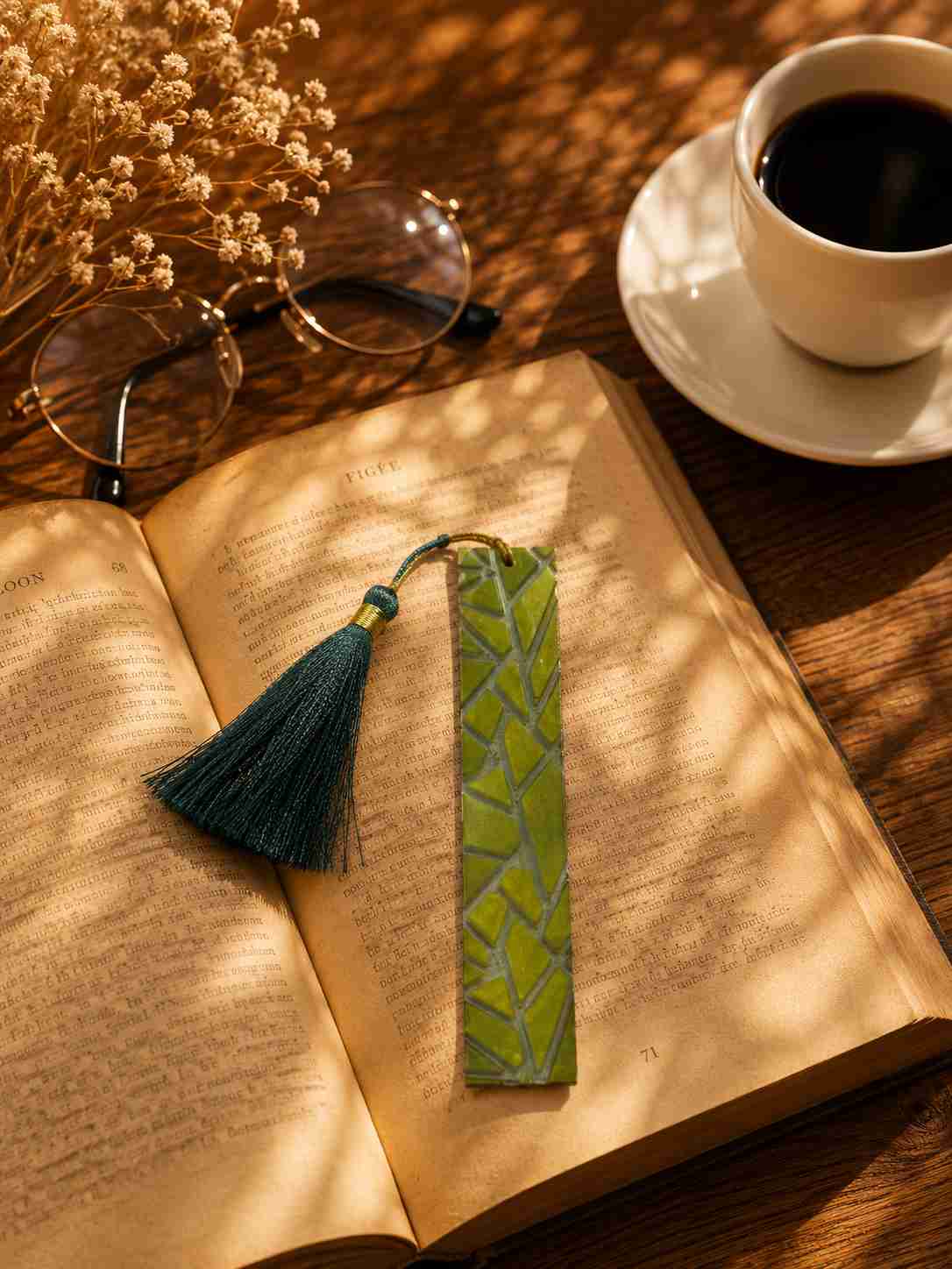 Luxury Handcrafted Resin Bookmark