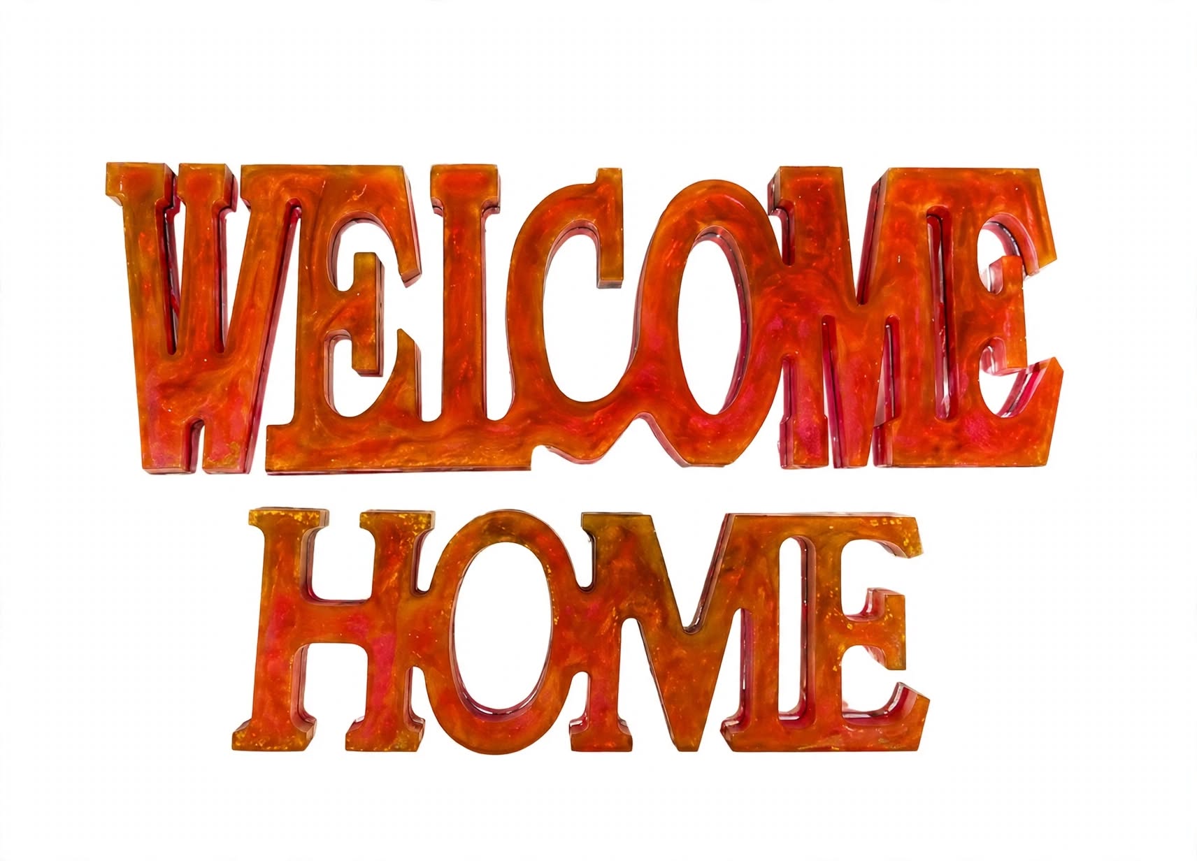 Luxury Resin HOME Door Sign