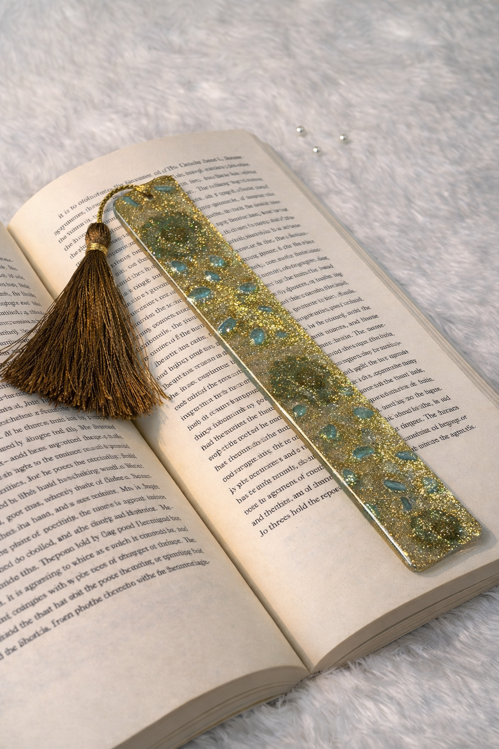Luxury Handcrafted Resin Bookmark