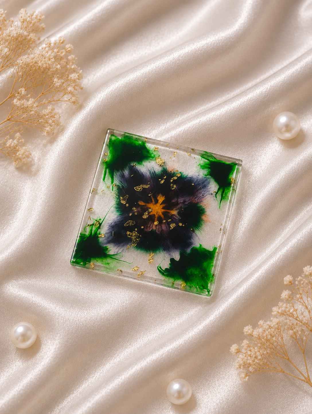 Resin Luxury Tea Coaster (6 Pcs)