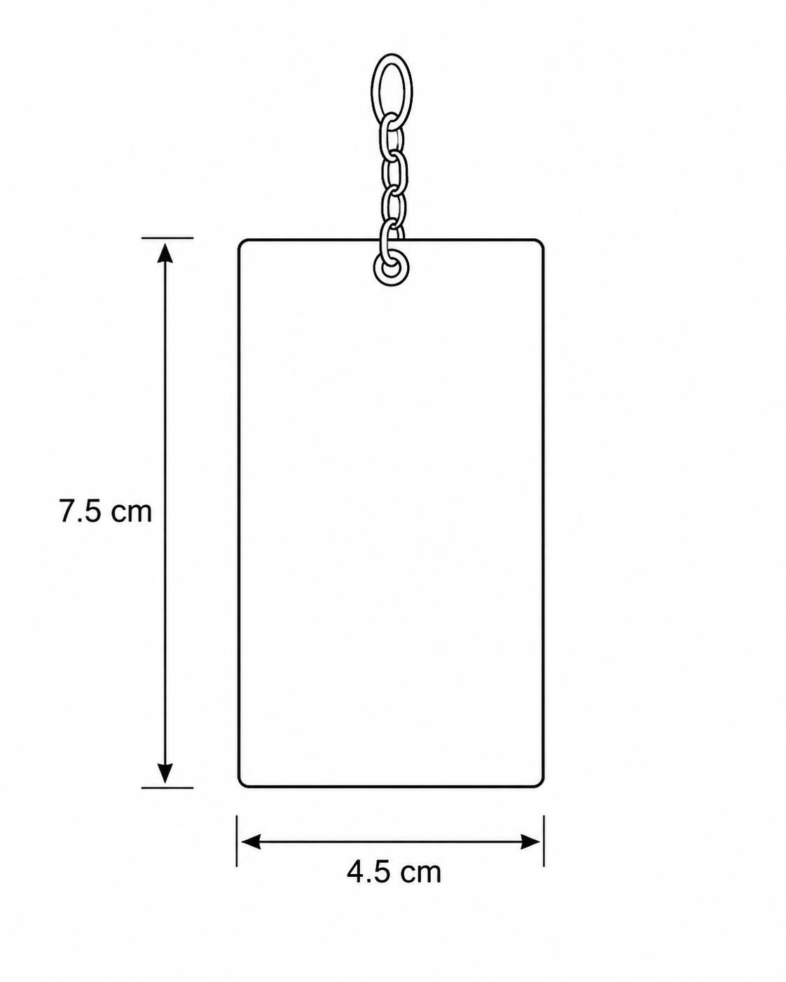 Luxury Jumbo Keychain