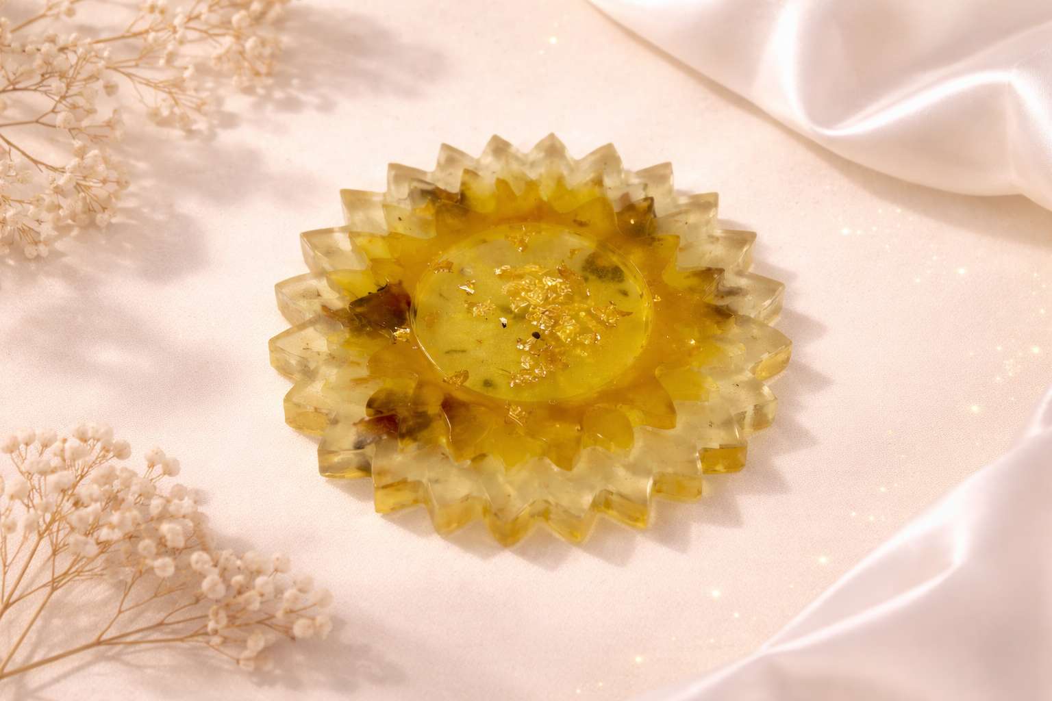 Resin Luxury Tea Coaster (6 Pcs)