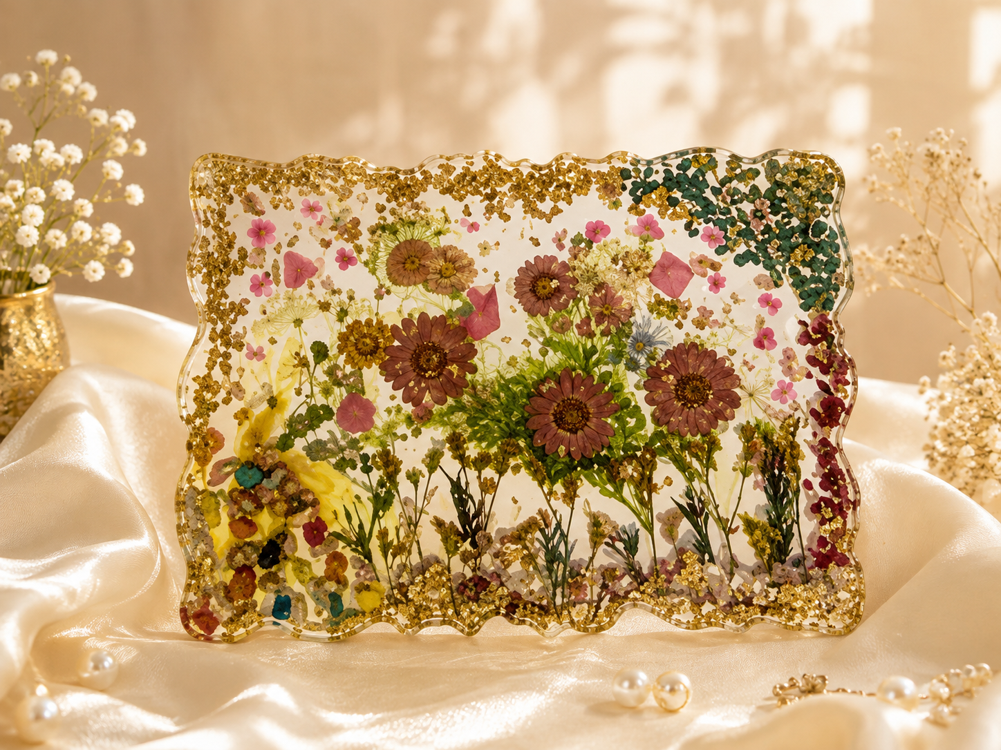 Nature Bloom Resin Wall Décor