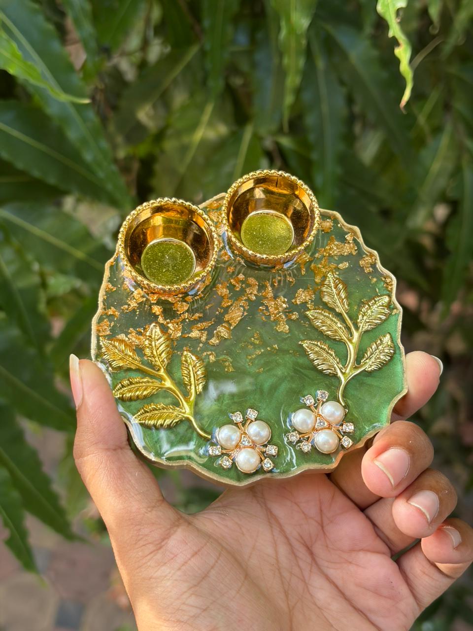 Resin Mini Pooja Thali 