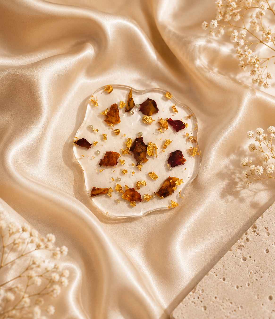 Resin Luxury Tea Coaster (6 Pcs)