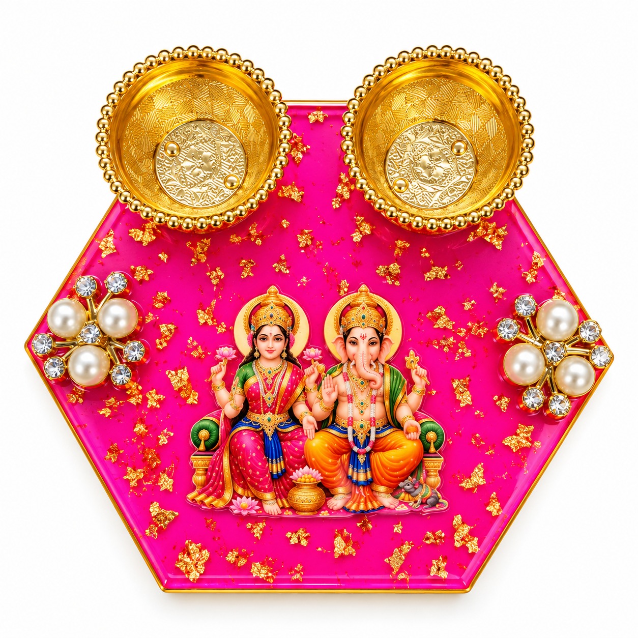 Resin Mini Pooja Thali 