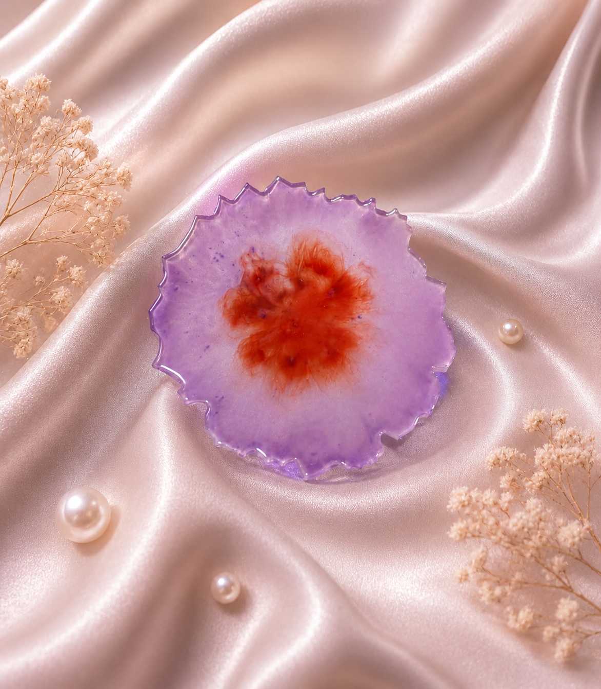 Resin Luxury Tea Coaster (6 Pcs)