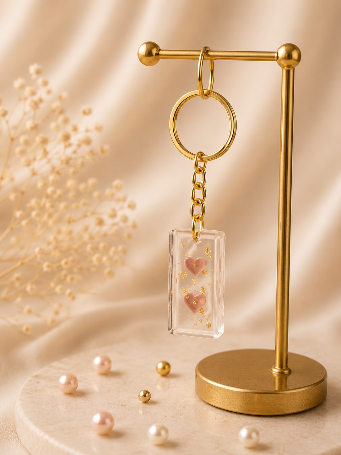 Resin Luxury Keychain