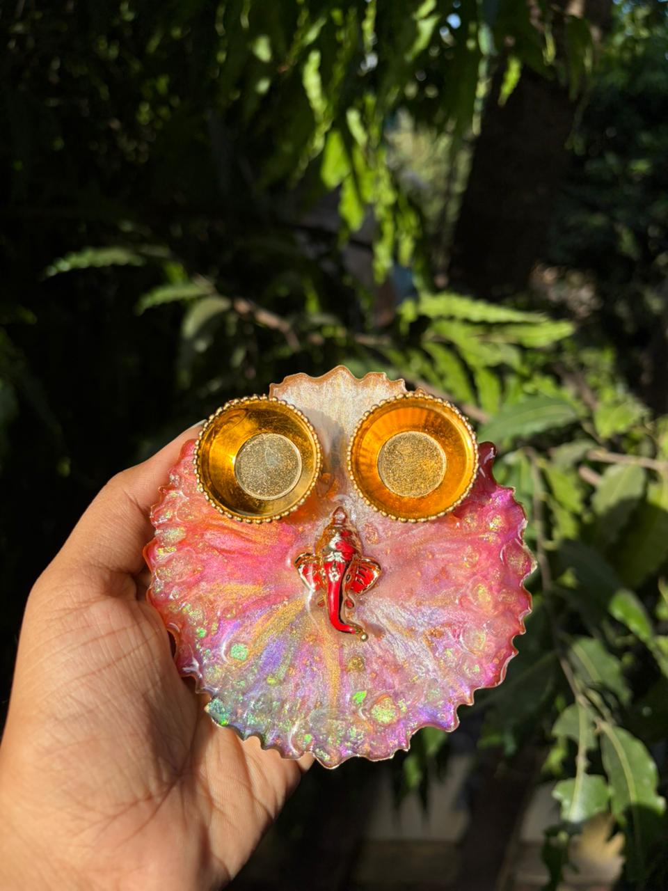 Resin Mini Pooja Thali 