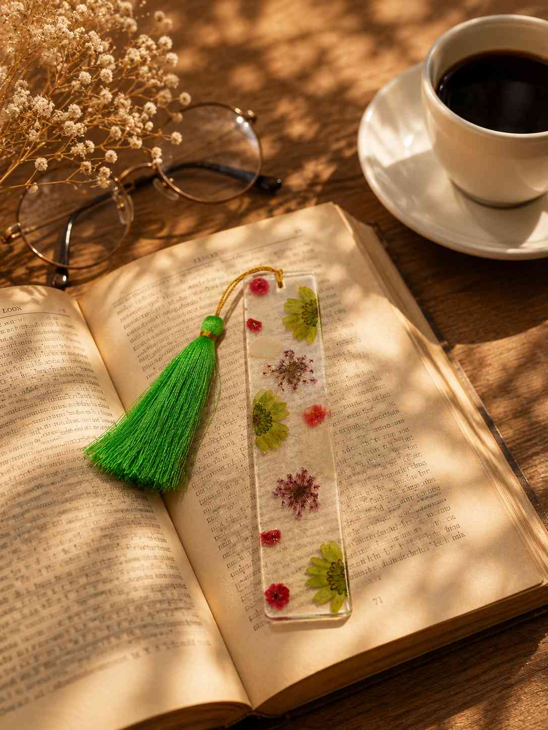 Luxury Handcrafted Resin Bookmark