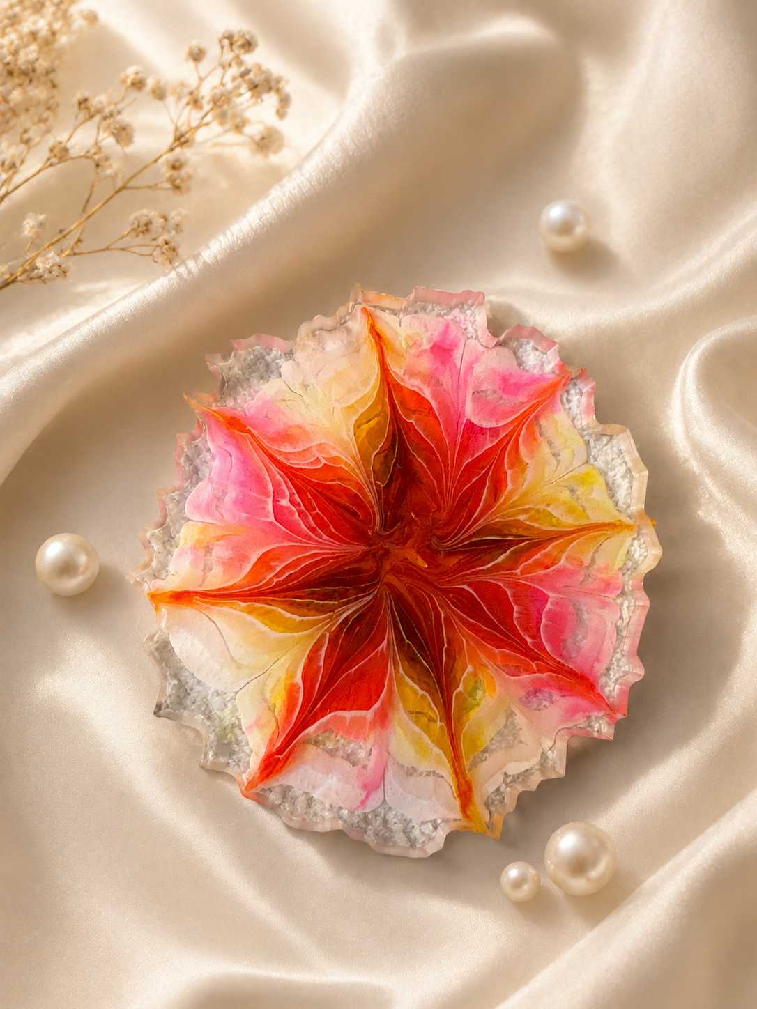 Resin Luxury Tea Coaster (6 Pcs)