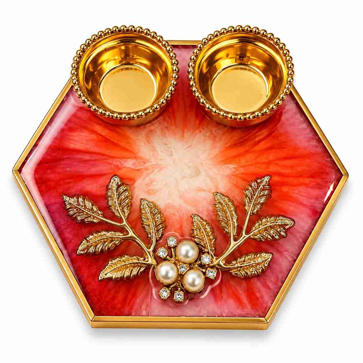 Resin Luxury Mini Pooja Thali 