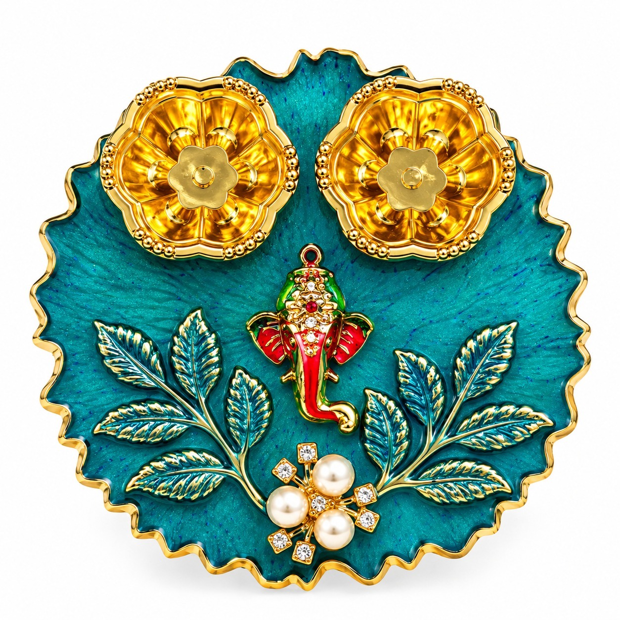 Resin Mini Pooja Thali 