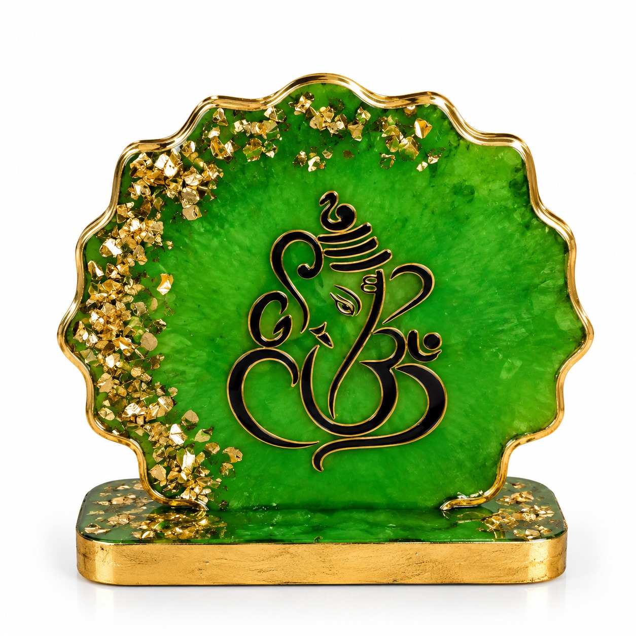 Luxury Resin Ganesha Showpiece