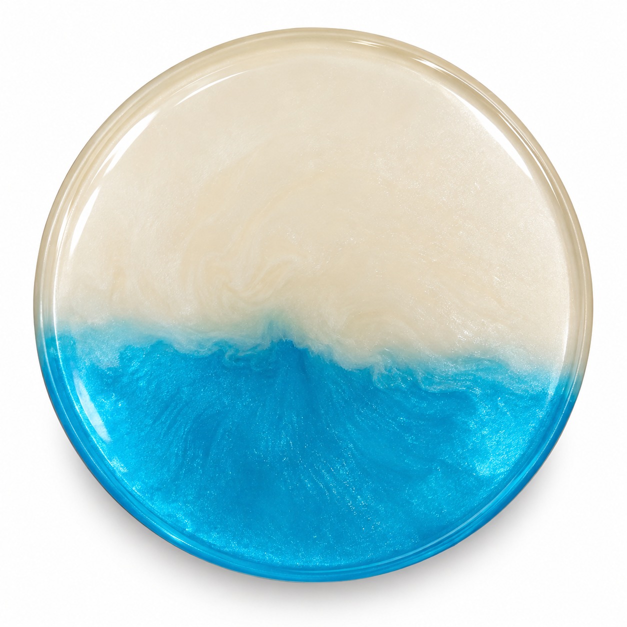 Resin Luxury Tea Coaster (6 Pcs)