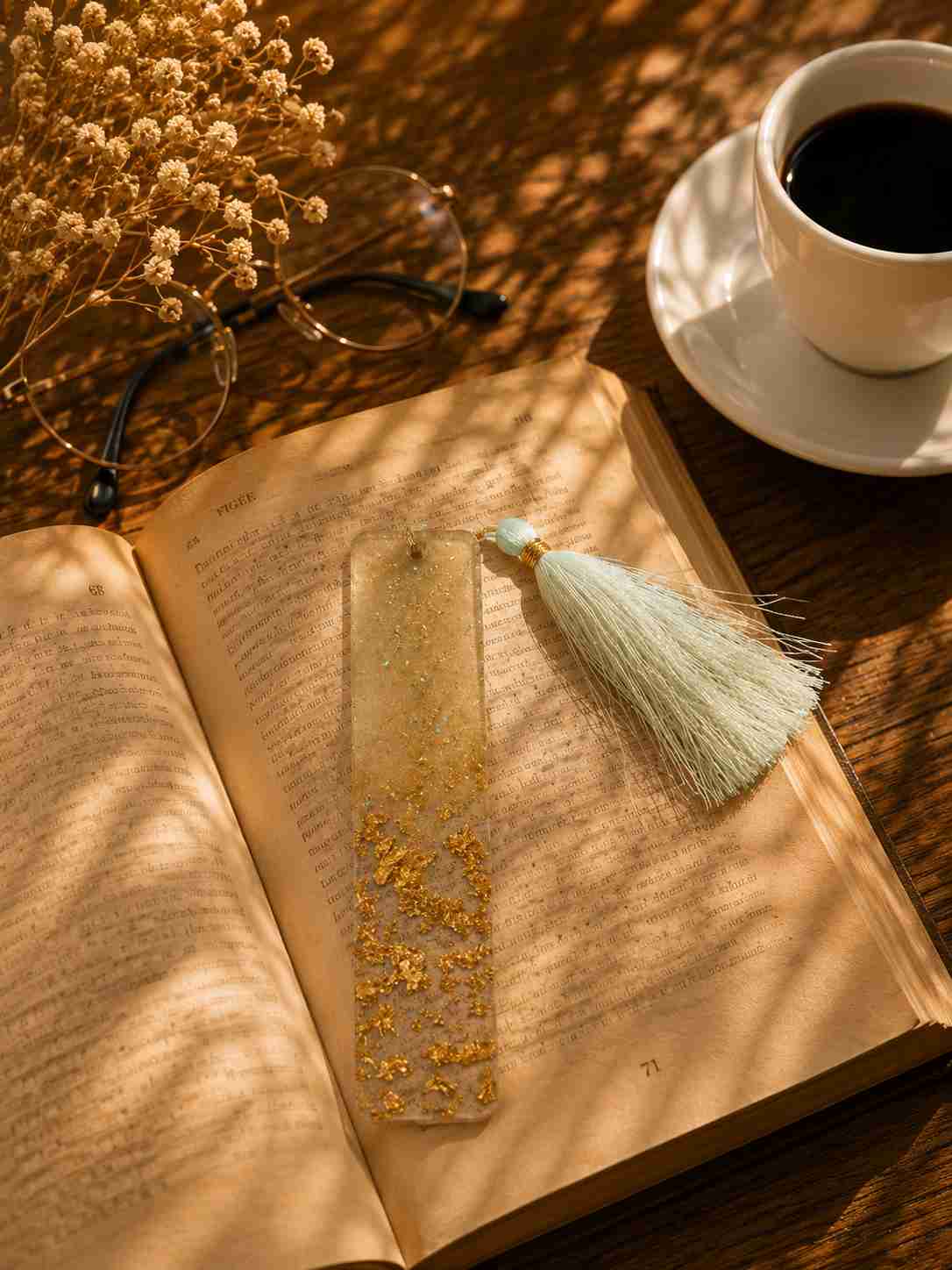 Luxury Handcrafted Resin Bookmark