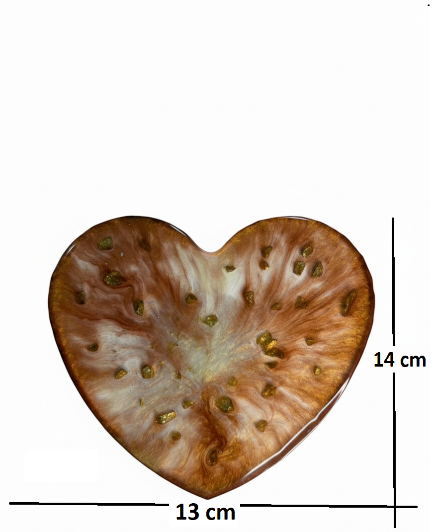 Personalized Resin Heart Keepsake