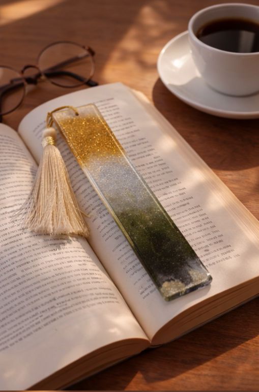 Luxury Handcrafted Resin Bookmark