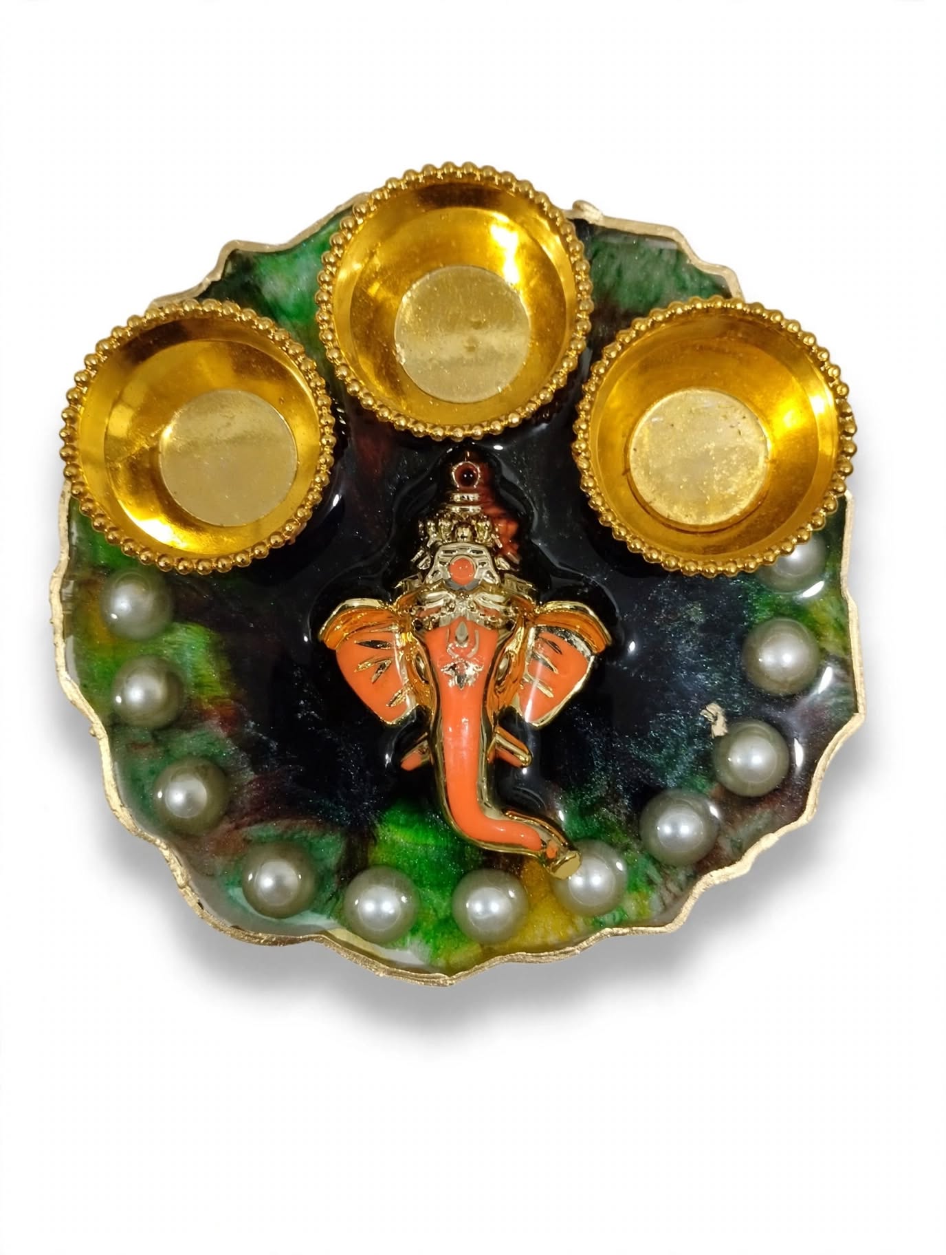 Resin Mini Pooja Thali 