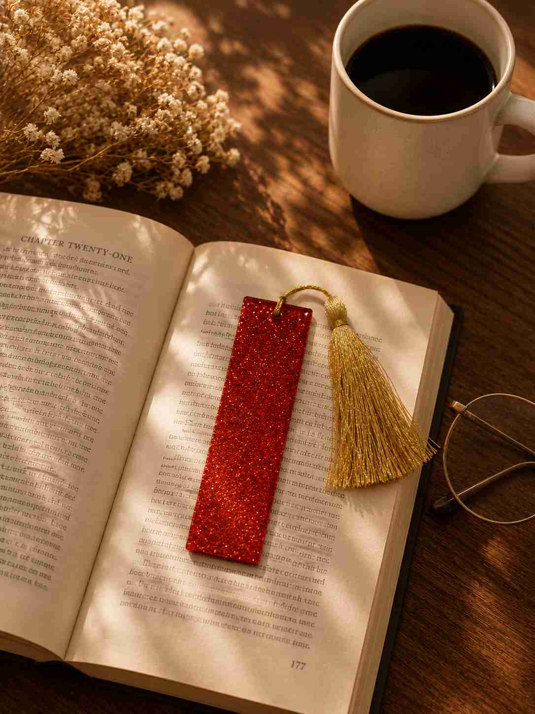 Luxury Handcrafted Resin Bookmark