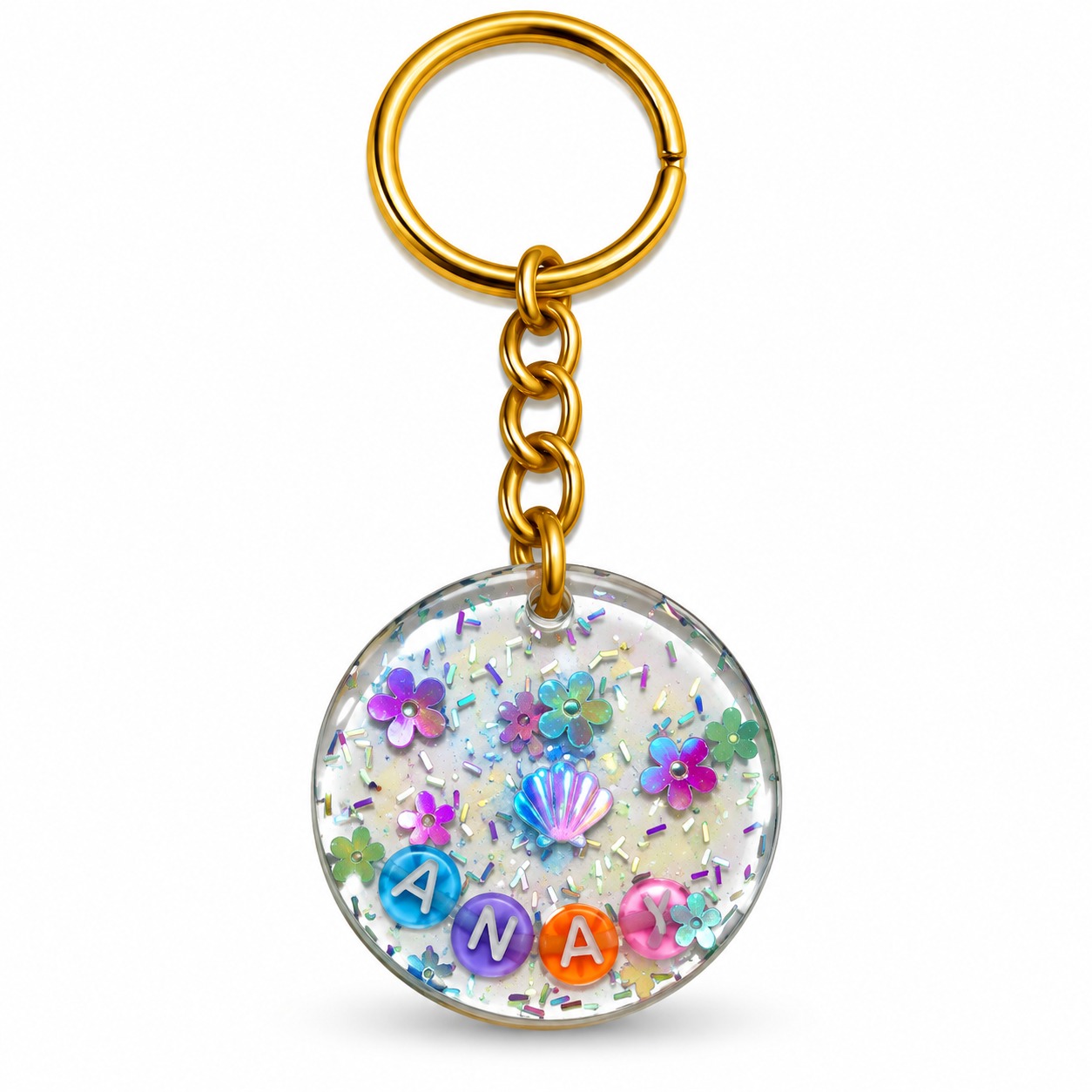 Resin Luxury Keychain