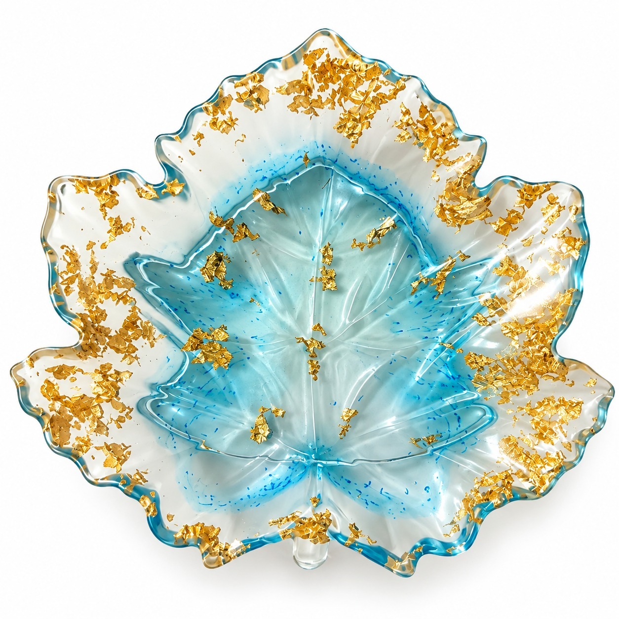 LUXURY RESIN LEAF PLATE