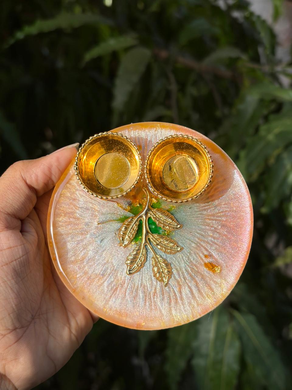 Resin Mini Pooja Thali 