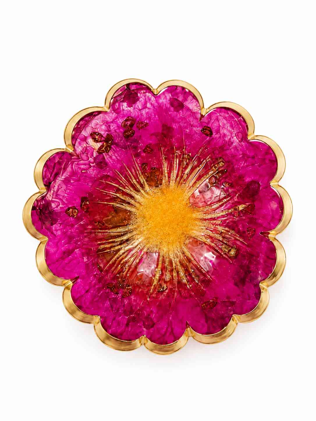 Resin Flower Bowl