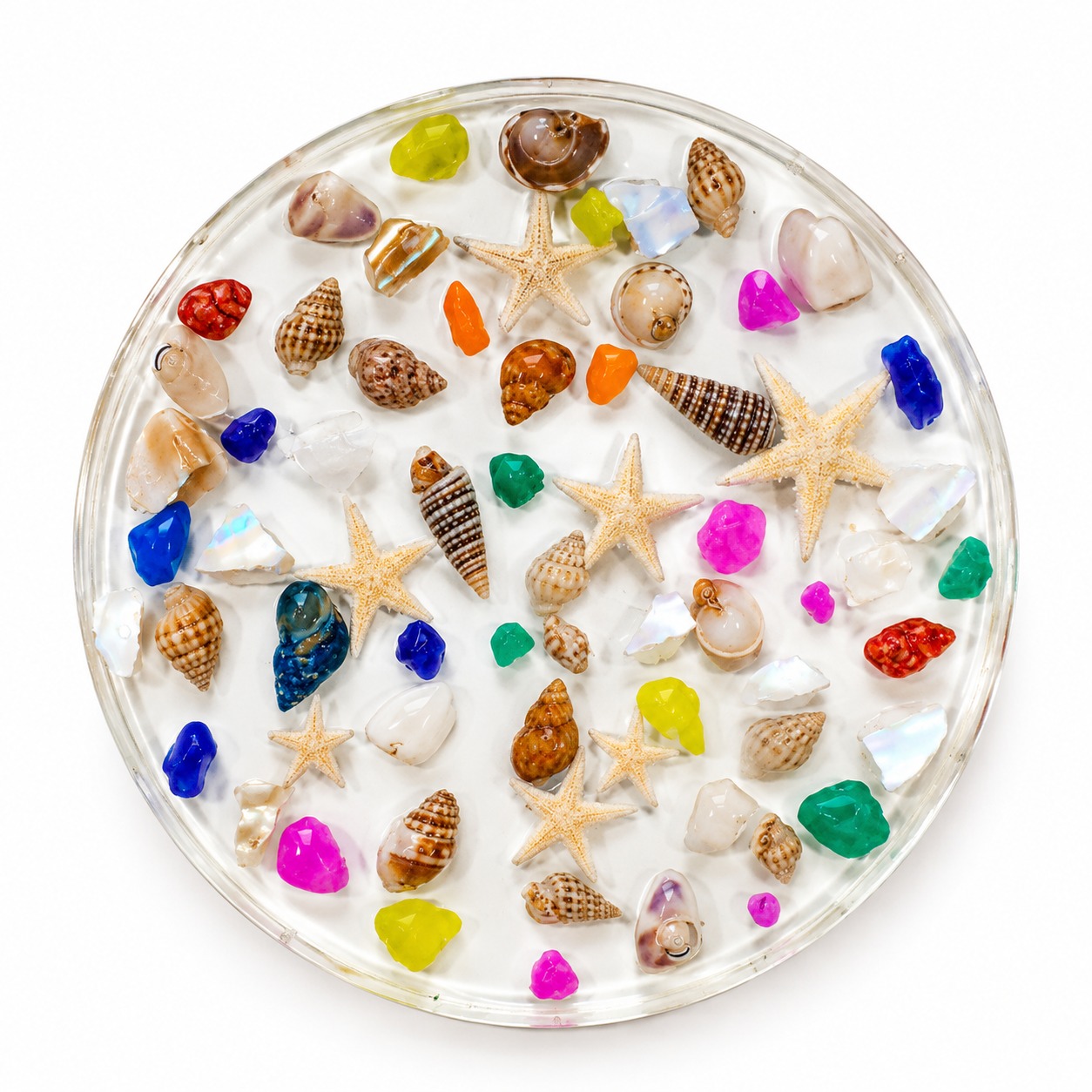 Resin Luxury Tea Coaster (6 Pcs)