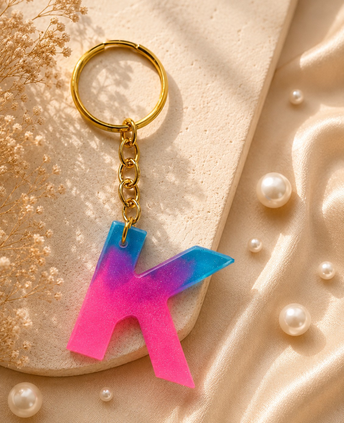 Resin Luxury Keychain