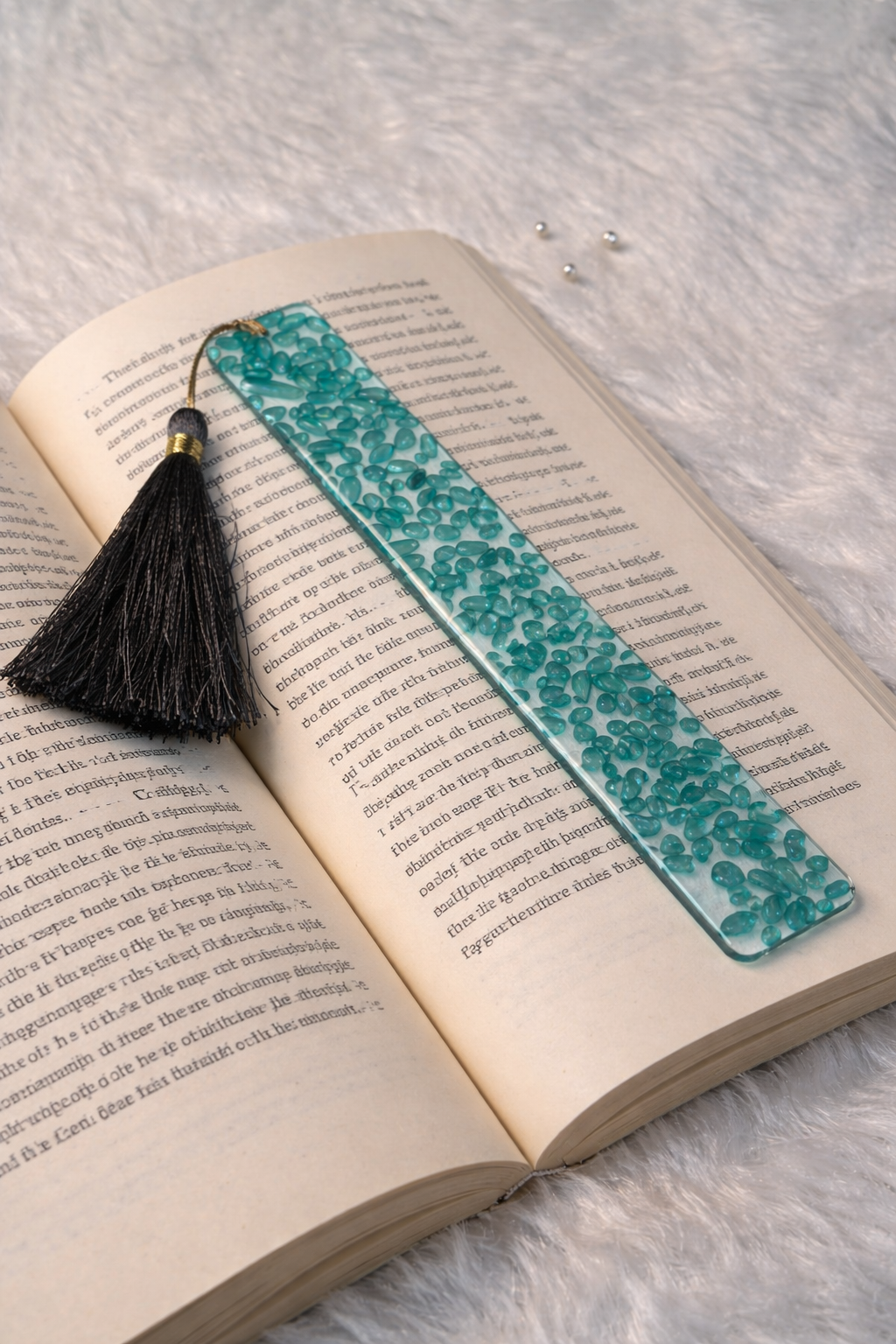 Luxury Handcrafted Resin Bookmark