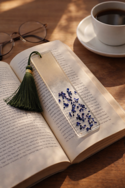 Luxury Handcrafted Resin Bookmark