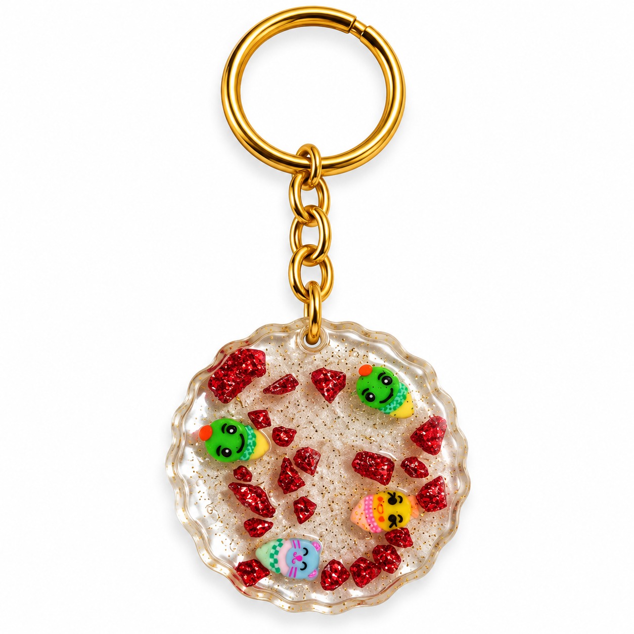 Resin Luxury Keychain