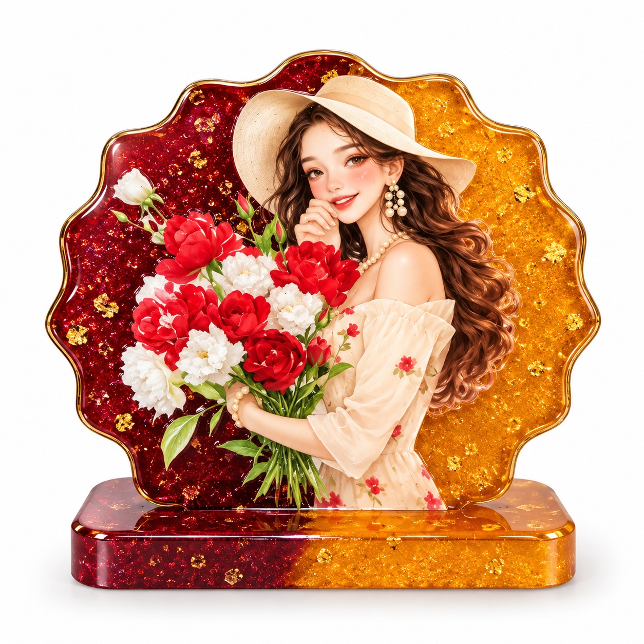 Premium Handmade Resin Showpiece
