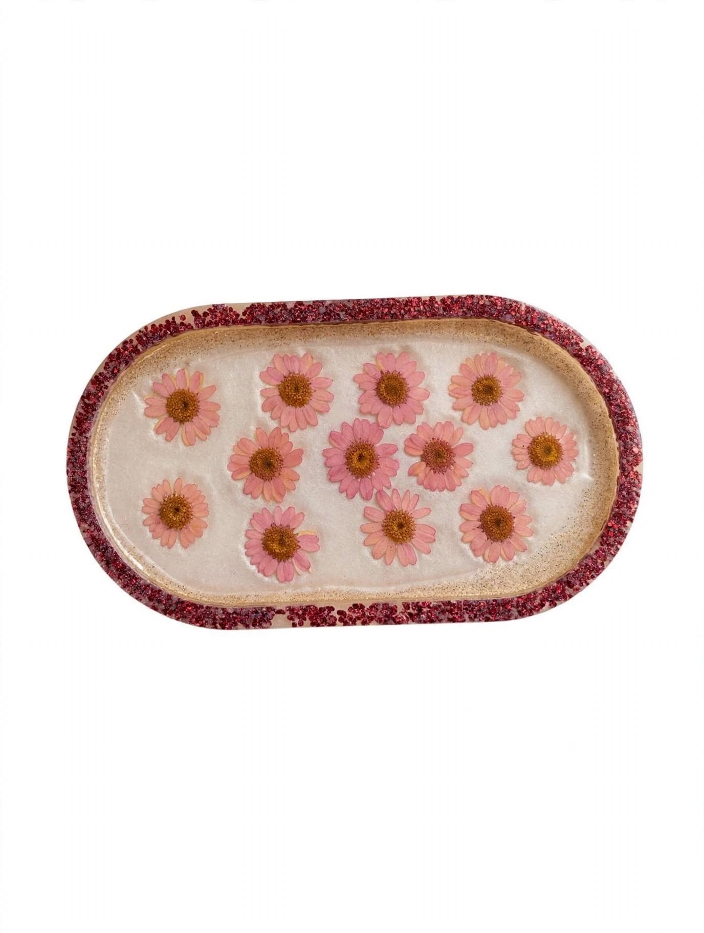  Bloom Vanity Resin Tray