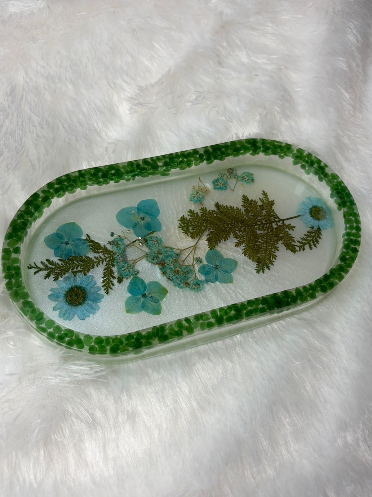  Bloom Vanity Resin Tray