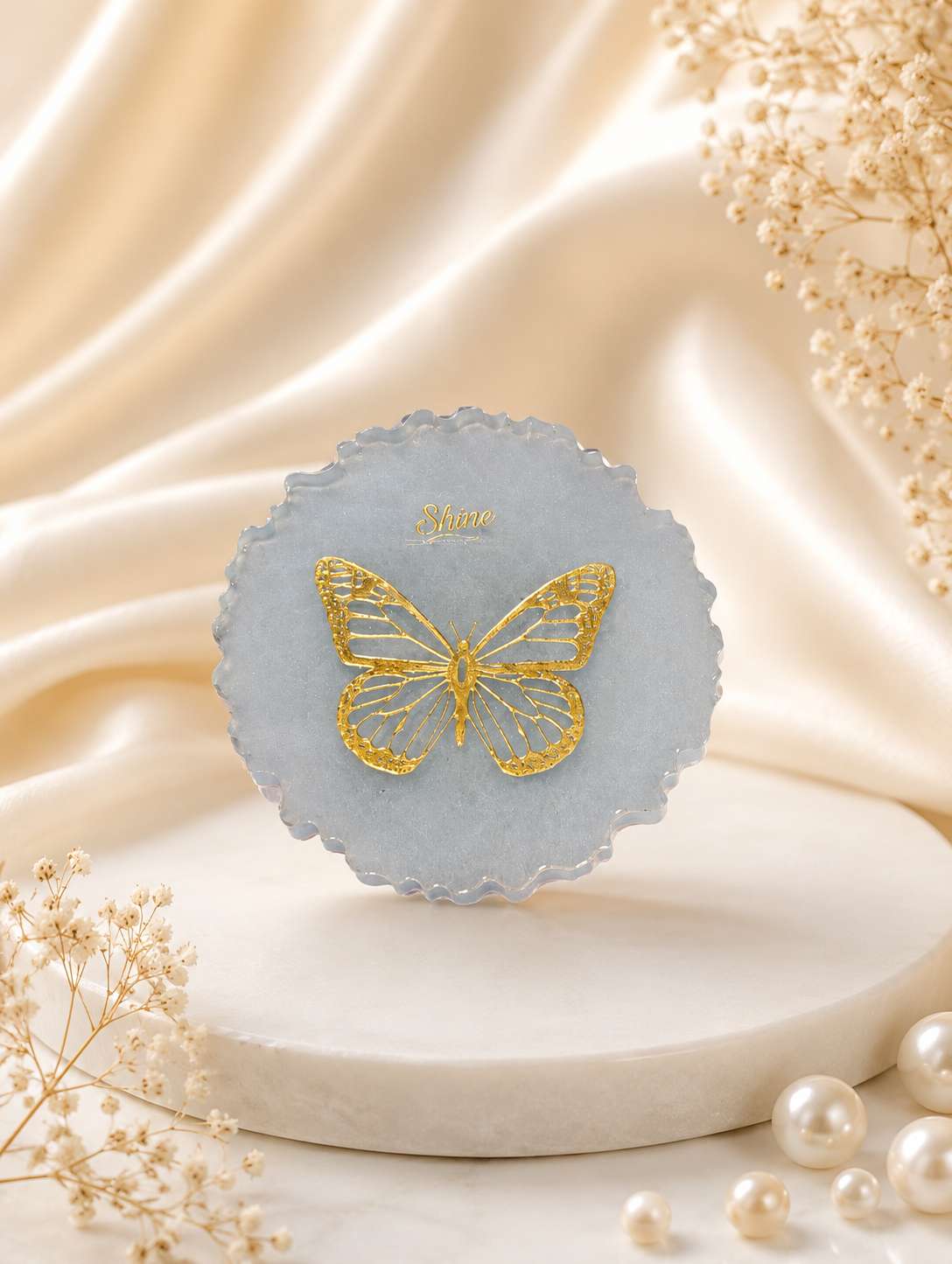 Resin Luxury Tea Coaster (6 Pcs)
