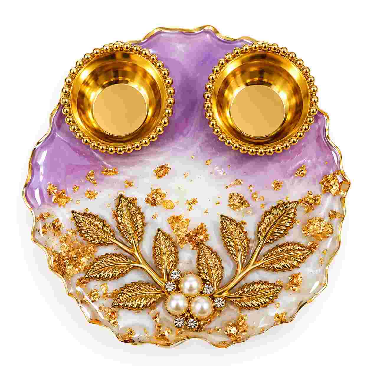 Resin Mini Pooja Thali 